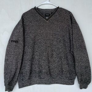 PING Collection boy’s Gray Vneck Sweater SZ XL Golf